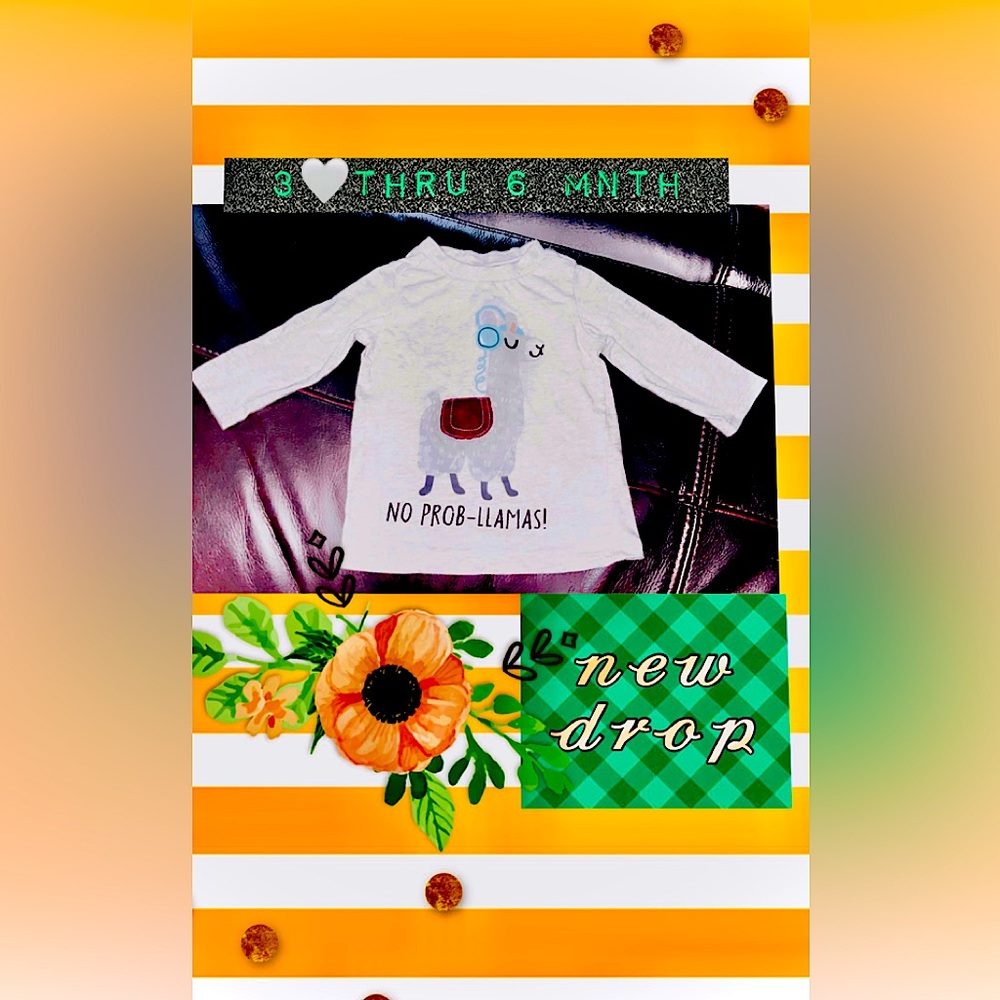 first impressions 3 thru 6 months 3-6mo nwt bnib bnwt brand new unworn tshirt xo